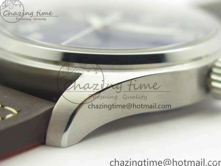 MIROTIME 0326 Mark XVIII Le Petit Prince IW327004 SS MKS 1:1 Best Edition Blue Dial On Leather Strap MIYOTA9015 V ComfortFit 7217